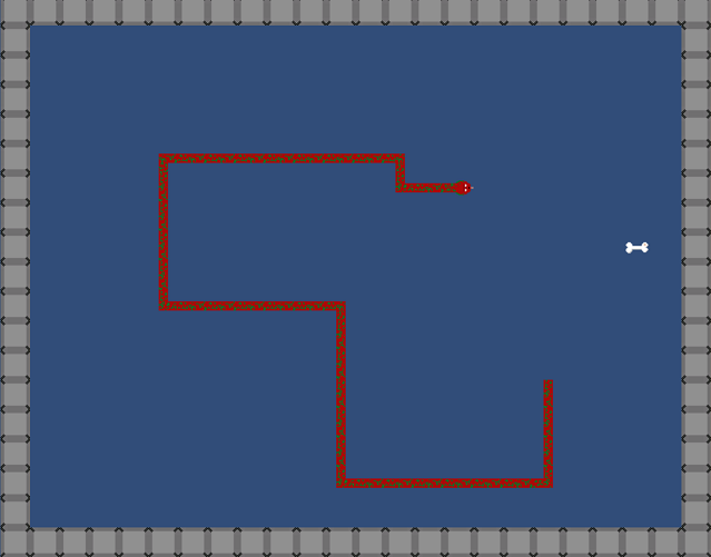 Snake game project screenshot